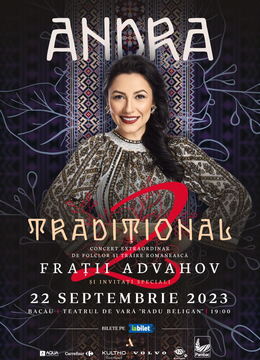 Bacau: SOLD OUT Concert Live Andra – Traditional 2 | 22 septembrie