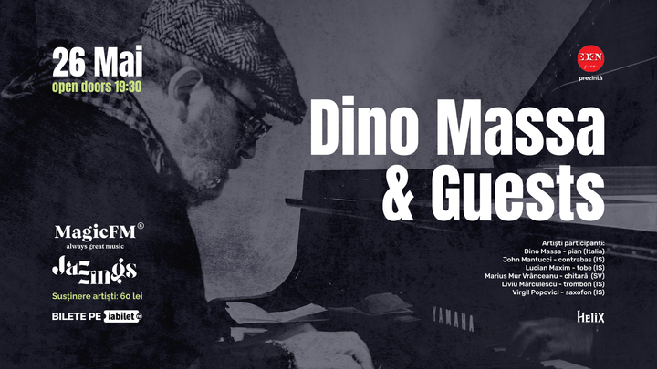 Iași: Pianistul Italian Dino Massa & Guests @ Helix Pub