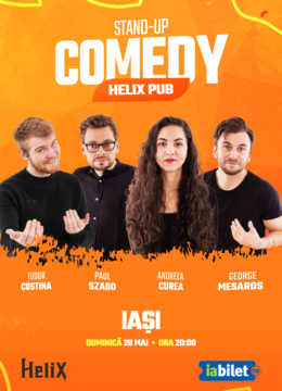 Iasi: Stand-up Comedy Show @ Helix Pub