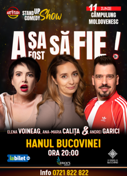 Câmpulung Moldovenesc: Voineag, Ana-Maria Calița & Andrei Garici - "Asa a fost sa fie!" | Stand Up Comedy Show