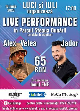 Giurgiu: Live performance by Alex Velea & Jador
