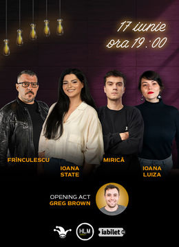 The Fool: Stand-up comedy cu Sergiu Mirică, Ioana State, Ioana Luiza și Frînculescu