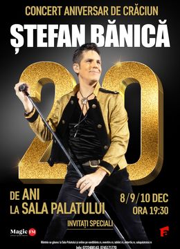 Concert live de Craciun - Stefan Banica @ Sala Palatului
