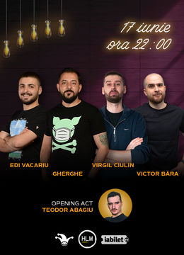 The Fool: Stand-up comedy cu Gabriel Gherghe, Edi Vacariu, Virgil Ciulin și Victor Băra