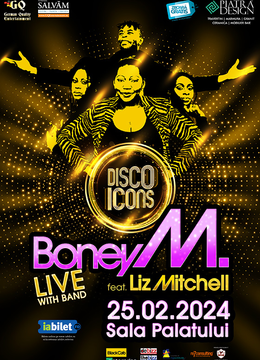 Concert Boney M. feat Liz Mitchell, Live with Band în premieră în România