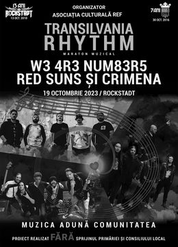 Brașov: Concert W3 4R3 Num83r5, Red Suns si Crimena– Transilvania Rhythm