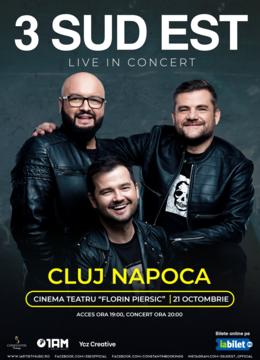 Cluj Napoca : 3 SUD EST - LIVE IN CONCERT