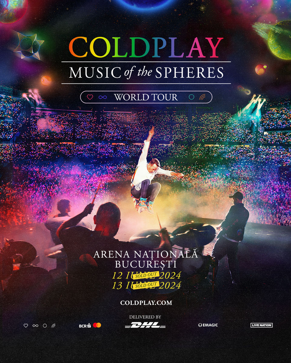 Bilete Coldplay Enhanced Experiences 13 iun Arena Națională