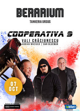 Iași: Concert Vali Crăciunescu – Cooperativa 9 / BERARIUM Tankeria Ursus