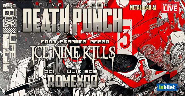 Five Finger Death Punch & Ice Nine Kills la Romexpo