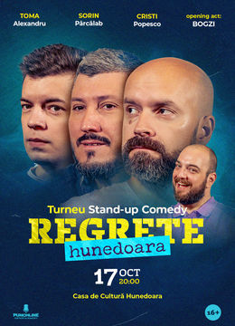 Hunedoara: Stand-up Comedy cu Toma, Cristi & Sorin Pârcălab