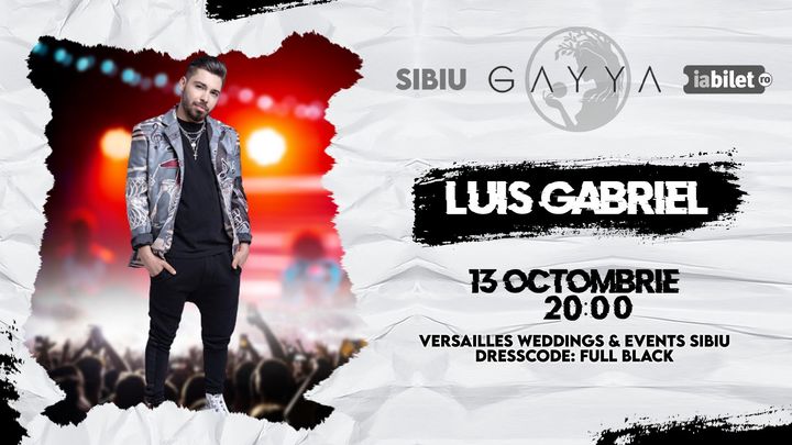 Sibiu: Concert Luis Gabriel