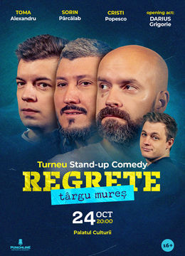 Targu Mures: Stand-up Comedy cu Toma, Cristi & Sorin Pârcălab
