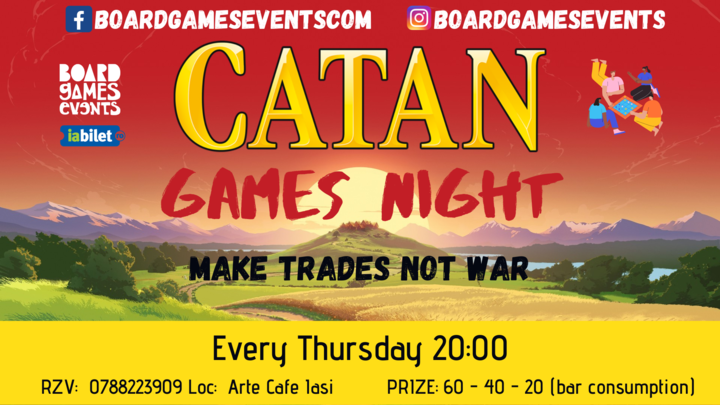 Iasi: Catan Social @Board Games Events