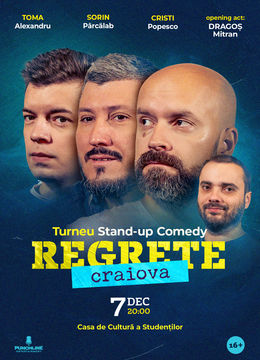 Craiova: Stand-up Comedy cu Toma, Cristi & Sorin Pârcălab