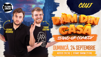 Cluj-Napoca: Stand-Up Comedy "Dam din casă" @ Flying Circus