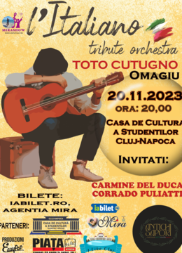 Cluj-Napoca: Omagiu Toto Cutugno