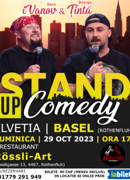 Rothenfluh: Stand-up comedy cu iVanov & Țintă