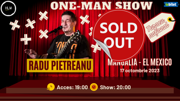 Mangalia: One-Man Show cu Radu Pietreanu - "Turneu Național"