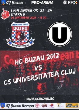 Buzau: HC Buzau 2012 vs CS Universitatea Cluj