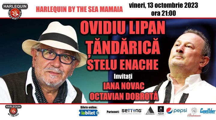 Mamaia: Ovidiu Lipan Țăndărică si Stelu Enache @ Harlequin by the Sea