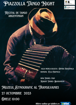 Cluj-Napoca: Piazzolla Tango Night - Recital de pian argentinian