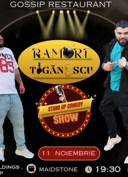 Londra: Stand-up comedy cu Ramore și Ionuț Țigănescu