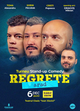 Arad: Stand-up Comedy cu Toma, Cristi & Sorin Pârcălab Early Show
