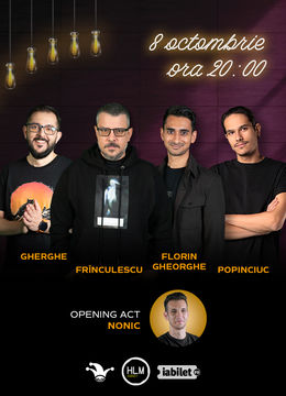 The Fool: Stand-up comedy cu Frînculescu, Gherghe, Florin Gheorghe și Mirel Popinciuc