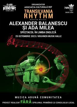 Brasov: Alexander Balanescu si Ada Milea (spectacol in limba engleza) - Transilvania Rhythm