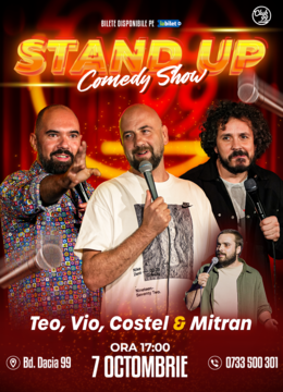 Stand up Comedy cu Teo, Vio, Costel - Mitran la Club 99