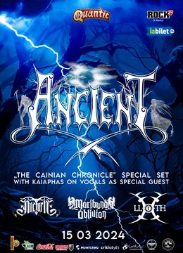 ANCIENT –  ‘The Cainian Chronicle’ Special Show + MTBA | Quantic