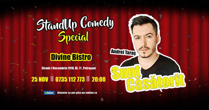 Petroșani: Stand Up Comedy Special cu Andrei Taras