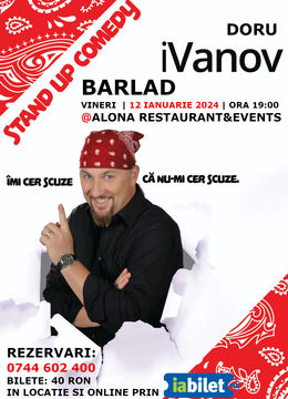 Bârlad: Stand up comedy cu  Doru iVanov