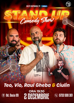 Stand Up Comedy cu Teo, Vio, Raul Gheba - Virgil Ciulin la Club 99