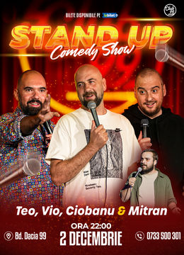 Stand Up Comedy cu Teo, Vio, Andrei Ciobanu - Mitran la Club 99