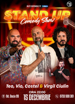 Stand up Comedy cu Teo, Vio, Costel - Ciulin la Club 99