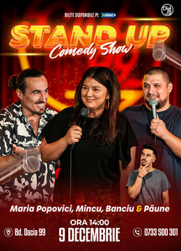 Stand Up Comedy cu Maria Popovici, Mincu, Banciu - Florentin Păune la Club 99