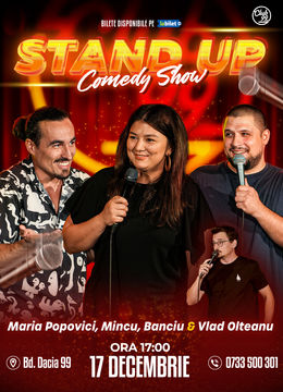 Stand Up Comedy cu Maria Popovici, Mincu, Banciu - Vlad Olteanu la Club 99