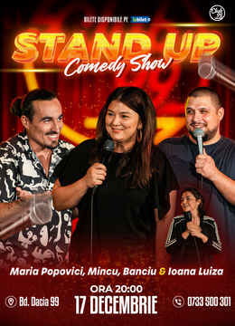 Stand Up Comedy cu Maria Popovici, Mincu, Banciu - Ioana Luiza la Club 99