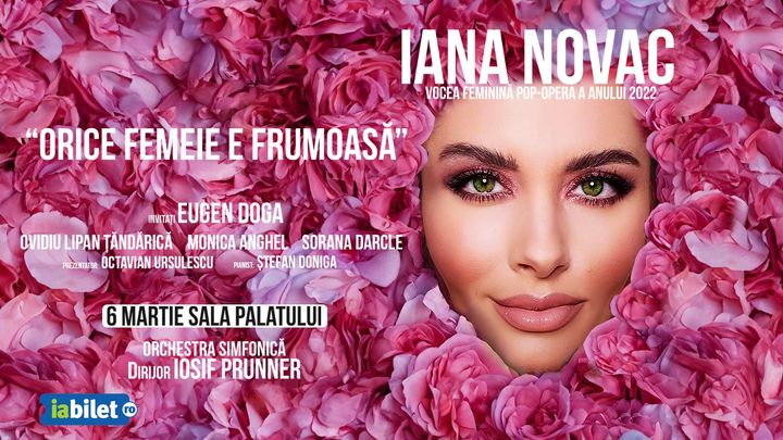 Concert  Iana Novac: "Orice femeie e frumoasa"