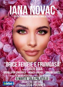 Concert  Iana Novac: "Orice femeie e frumoasa"