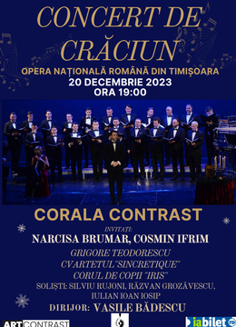 Timisoara: Concert de Crăciun - Corala Contrast
