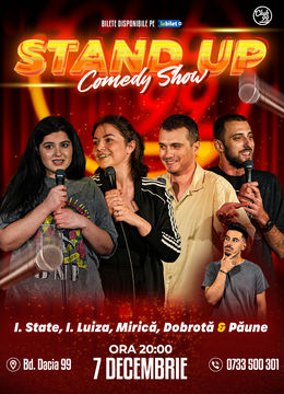 Stand Up Comedy cu Ioana State, Ioana Luiza, Mirică, Dobrotă - Florentin Păune la Club 99