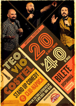 Cluj-Napoca: Teo, Vio și Costel - 20 de ani de comedie în 40 de orașe | Stand Up Comedy Show 1