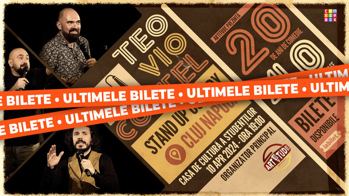 Cluj-Napoca: Teo, Vio și Costel - 20 de ani de comedie în 40 de orașe | Stand Up Comedy Show 2