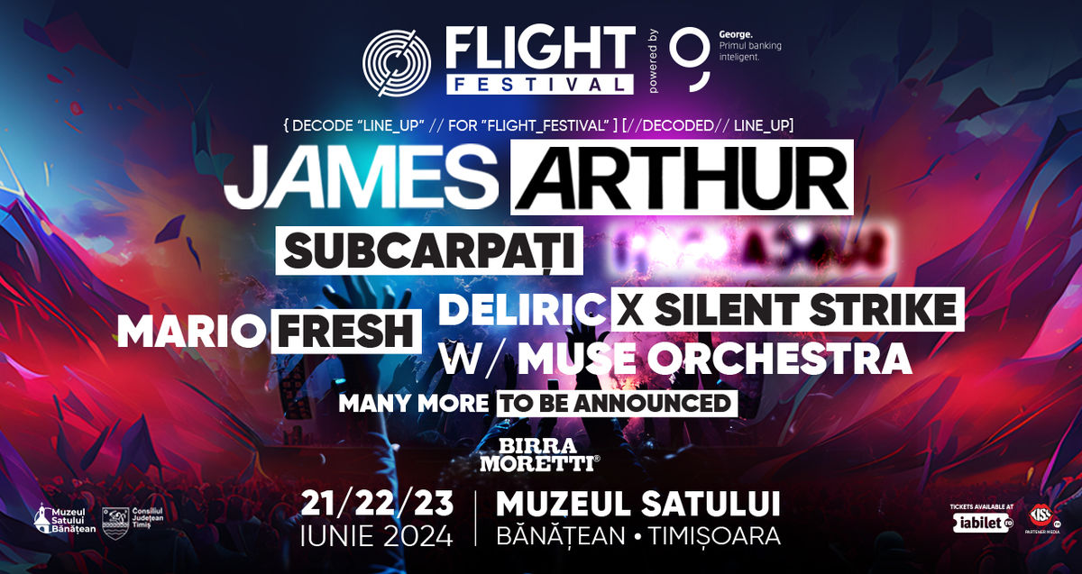 Bilete Flight Festival 2024 2123 iun Timisoara