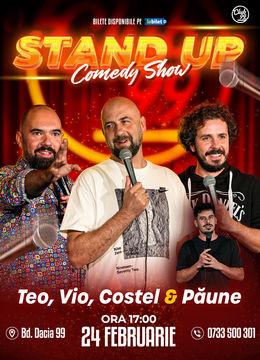 Stand up Comedy cu Teo, Vio, Costel - Păune la Club 99