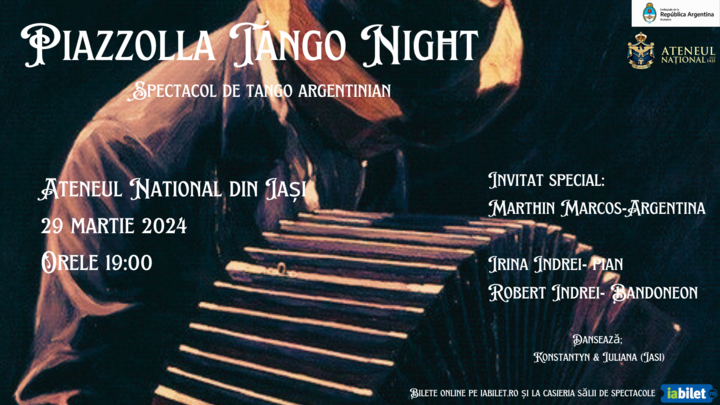 Piazzolla Tango Night - Recital de tango argentinian