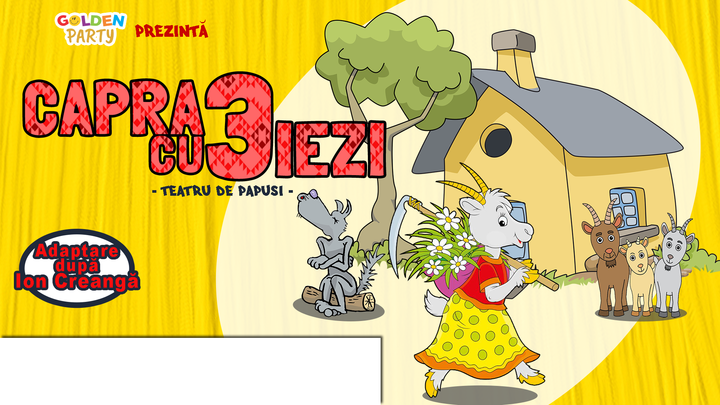 Cluj-Napoca: Teatru de păpuși - Capra cu 3 iezi